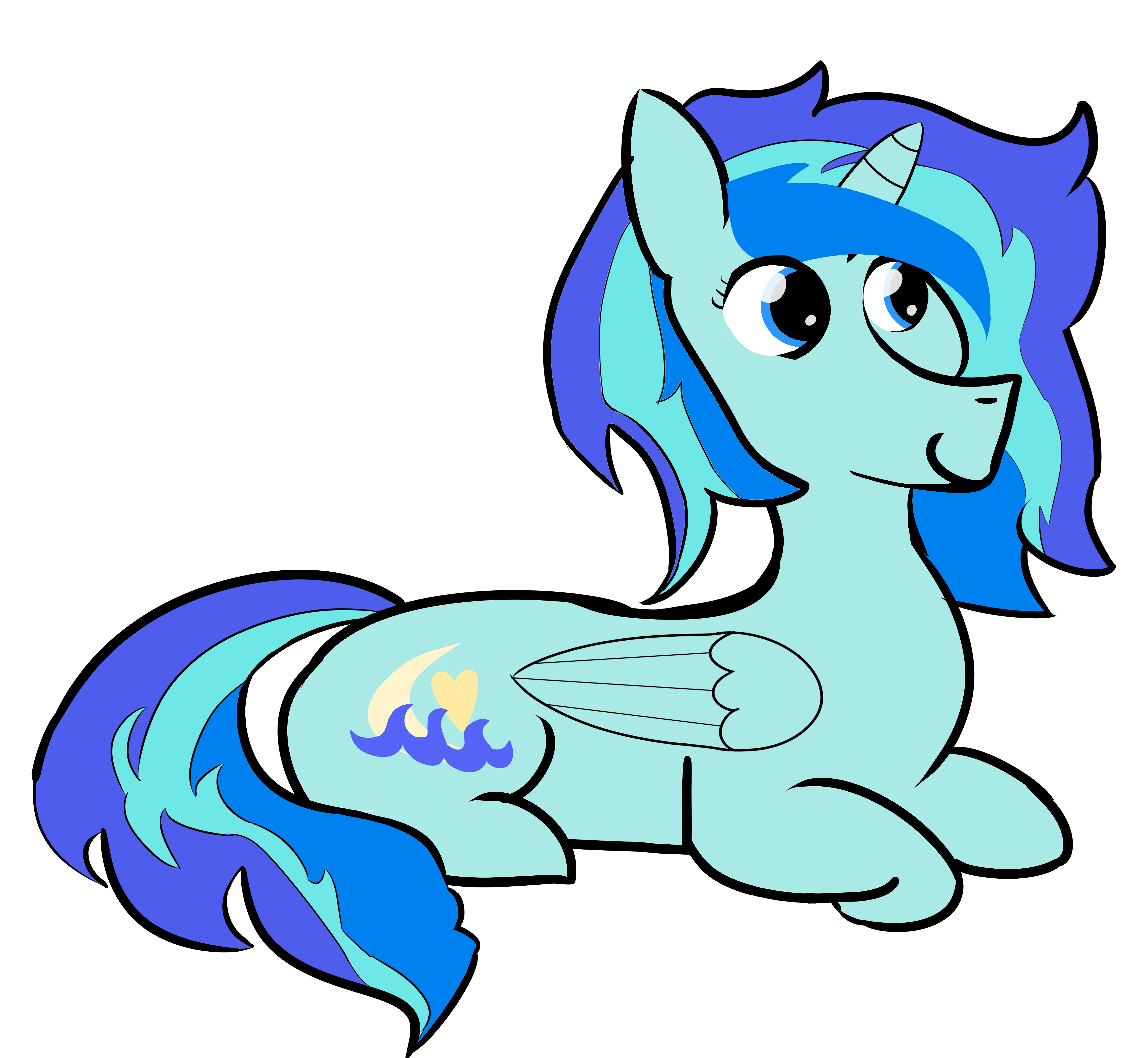 My silly pony @lunachocken drawn by me